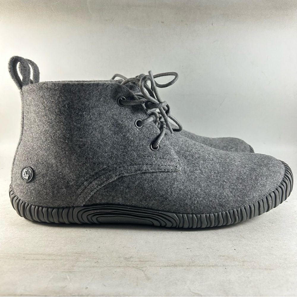 Hybrid Green Label Genesis Men’s High Top Wool Shoes Sneakers Gray Size 12